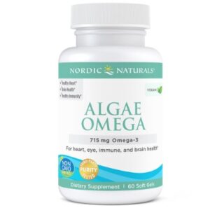 Nordic Naturals Algae Omega-3 715mg 60 Soft Gels